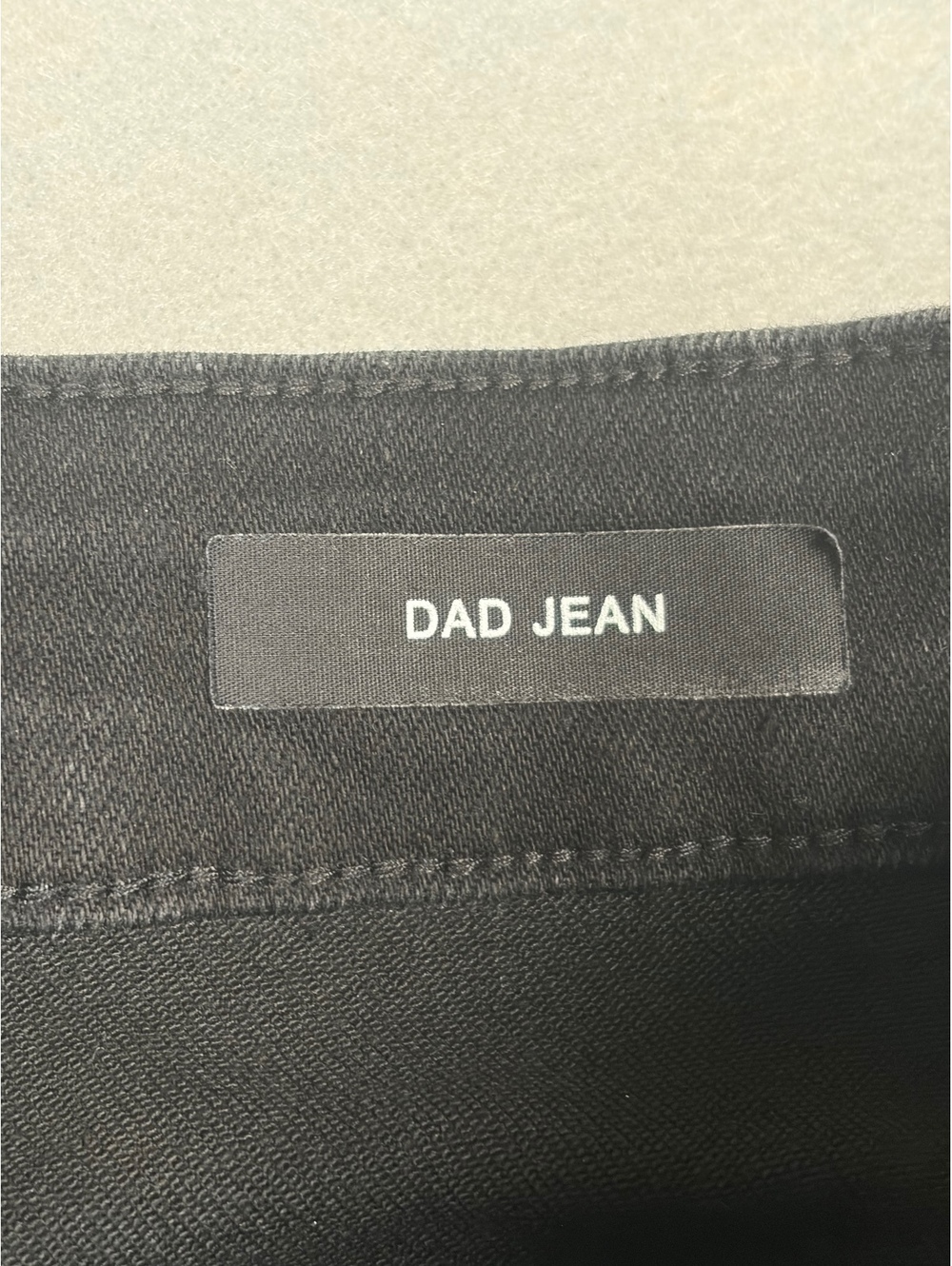 Judy Blue Black Crossover Asymmetrical Waistband Dad Jeans Size 16W Stretch - Picture 6 of 16